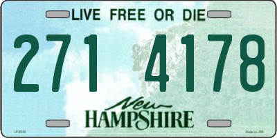 NH license plate 2714178