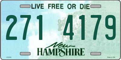 NH license plate 2714179
