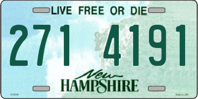 NH license plate 2714191