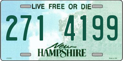 NH license plate 2714199