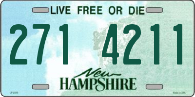 NH license plate 2714211