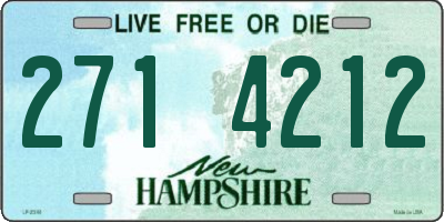 NH license plate 2714212