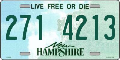NH license plate 2714213