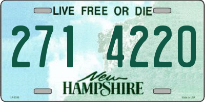 NH license plate 2714220