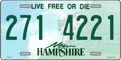 NH license plate 2714221
