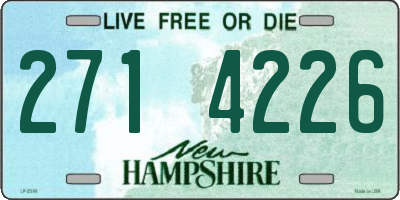 NH license plate 2714226