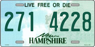 NH license plate 2714228