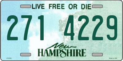 NH license plate 2714229