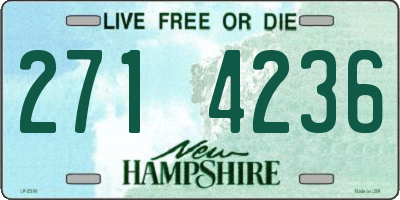 NH license plate 2714236