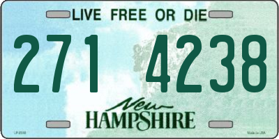 NH license plate 2714238