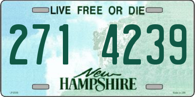 NH license plate 2714239
