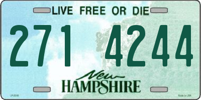NH license plate 2714244