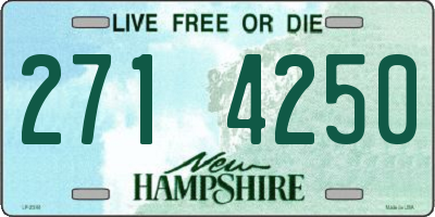 NH license plate 2714250
