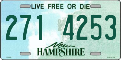 NH license plate 2714253