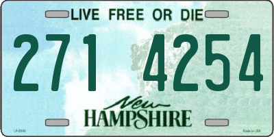 NH license plate 2714254