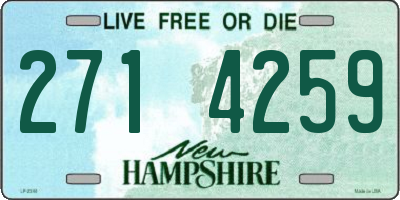 NH license plate 2714259