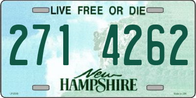NH license plate 2714262