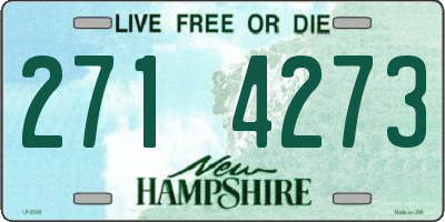NH license plate 2714273