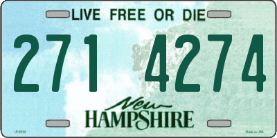 NH license plate 2714274