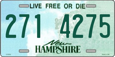 NH license plate 2714275