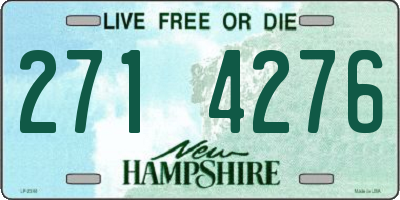 NH license plate 2714276