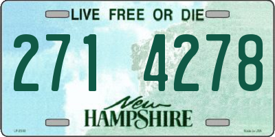NH license plate 2714278