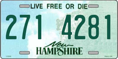 NH license plate 2714281