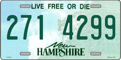 NH license plate 2714299