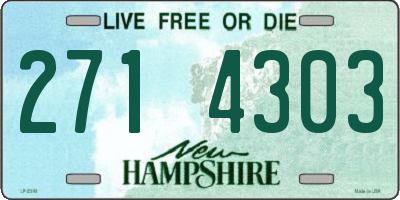 NH license plate 2714303