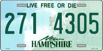 NH license plate 2714305