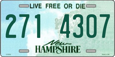 NH license plate 2714307