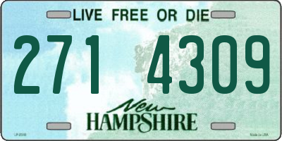 NH license plate 2714309