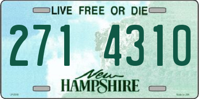 NH license plate 2714310