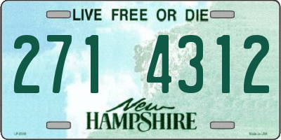 NH license plate 2714312