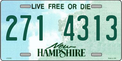 NH license plate 2714313