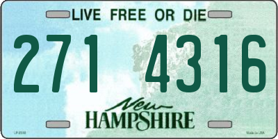 NH license plate 2714316