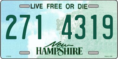 NH license plate 2714319