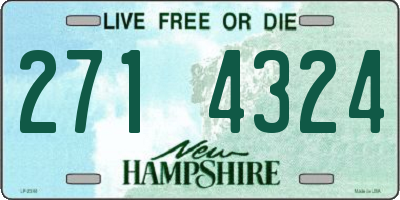 NH license plate 2714324