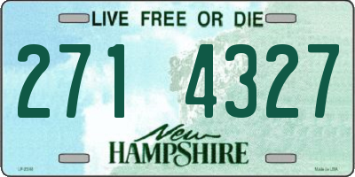 NH license plate 2714327