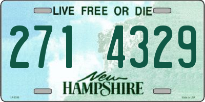 NH license plate 2714329