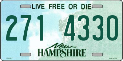 NH license plate 2714330