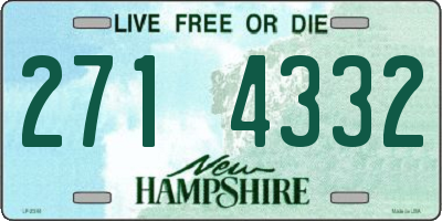 NH license plate 2714332