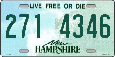 NH license plate 2714346