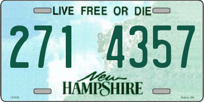 NH license plate 2714357