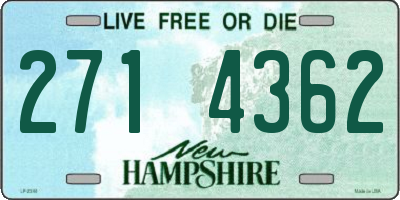 NH license plate 2714362