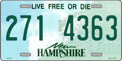 NH license plate 2714363