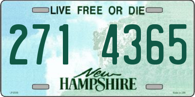 NH license plate 2714365