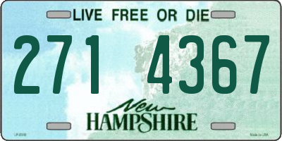 NH license plate 2714367