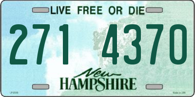 NH license plate 2714370