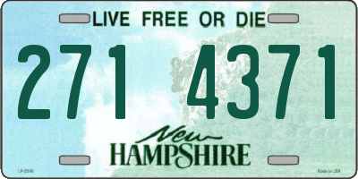 NH license plate 2714371